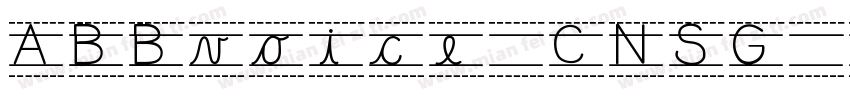 ABBvoice CNSG Medium字体转换